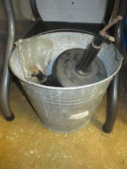 Galvanized Bucket and Plumbing Snakes - con 11