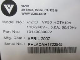 Vizio VP50 2007 Flatscreen TV -> Will not be Shipped! <- con 317