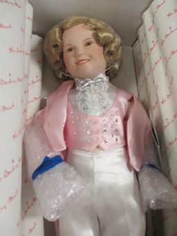 Danbury Mint Shirley Temple Dimples Porcelain doll 18 inches tall new con 637