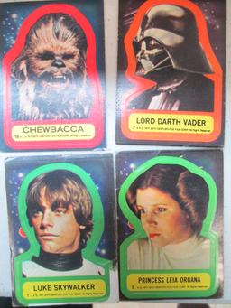 Forty  1977 Star Wars Playing Card Stickers - con 757