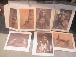 28 Vintage Native American Prints - 14x17.5 - Will not be shipped - con 311