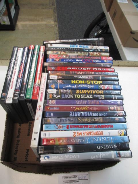 30 DVDs with Case - con 634