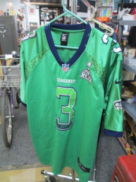 Russell Wilson #3 Seahawks Superbowl Jersey sz 52 - con 694