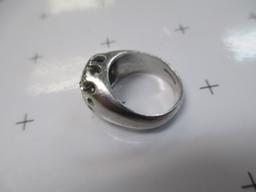 Women's Platinum and Diamond Wedding Ring - Very High Quality - Size 6.5 - 6.75 - con 668