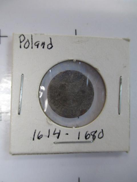 Polish Silver Coin - c:1614-1680 - con 583