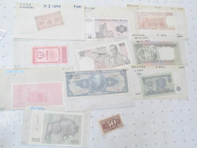 Assorted Foreign Notes - con 346