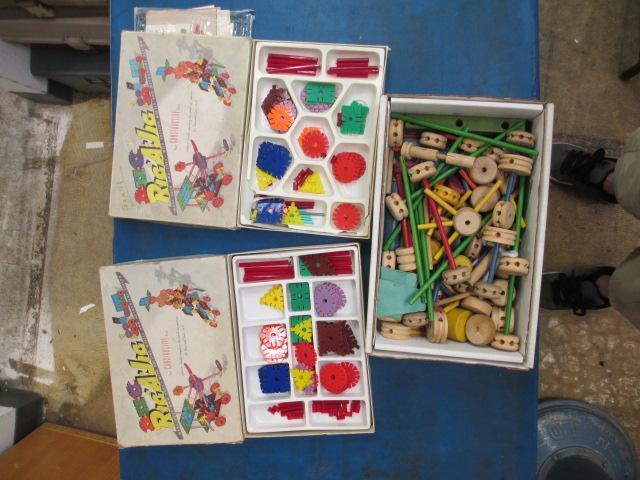 Vintage Tinker Toys, Rig-a-Jig in Original Box - con 538