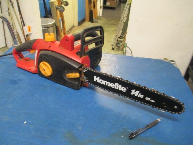 Homelite Electric 14" Chain Saw - will not ship - con 555