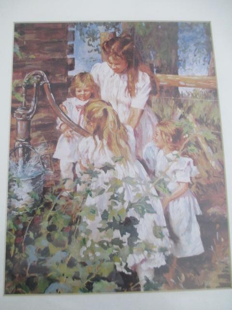 Flower Girls on the Farm Print 11"x14" - con 847