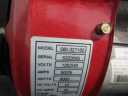 Craftsman 6000 wch Generator - will not ship - con 928