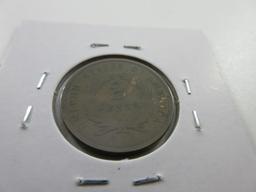 1864 Civil War Era US 2 Cent Piece - con 346