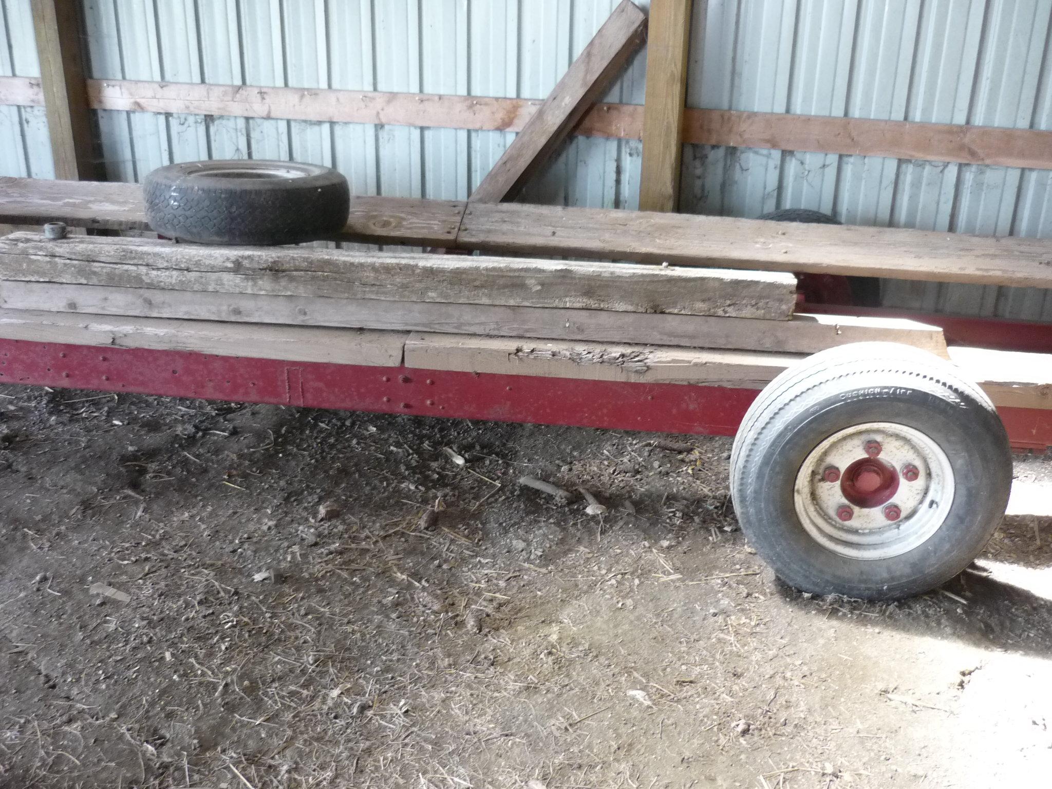 Homemade 20' Header Trailer