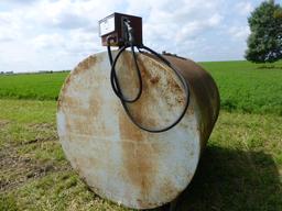 1,000 Gal Fuel Barrel & pump