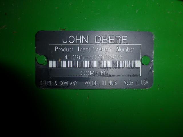 John Deere 9650 STS Combine