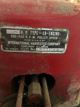 IH Harvester 2 1/2 hp Gas Engine