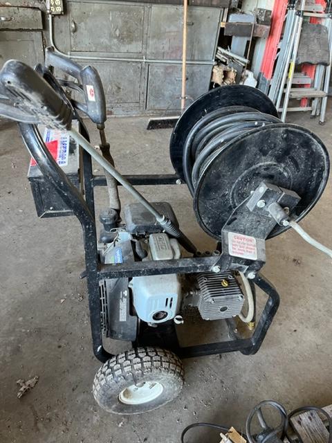 All American Honda Powered pressure washer Hose Reel