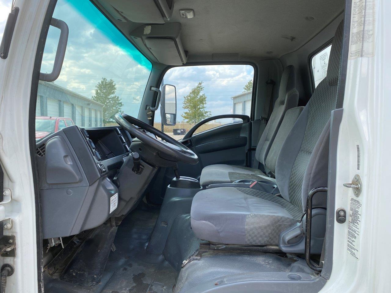 2014 Isuzu COE box truck, model NPR HD.