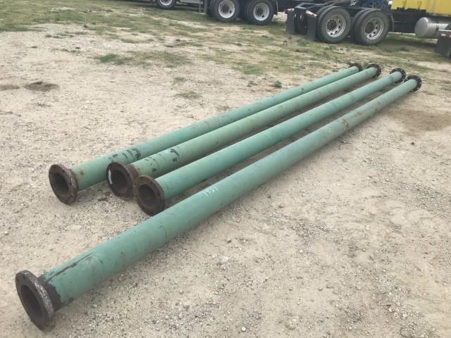 Flange pipe 21.5’ 6 1/4" ID Flanged pipe. 4 pieces. 7937 Location: Atascosa