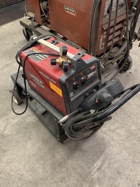 Lincoln Power Mig 189c Mig Welder With Spool Gun 9020 Location: Farmington,