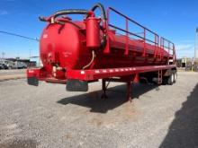 2014 DRAGON 130 BBL STEEL VACUUM TANK TRAILER