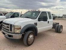 2008 FORD F-550 CAB AND CHASSIS(INOPERABLE)