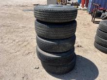 LT215/85R16 TIRES AND RIMS