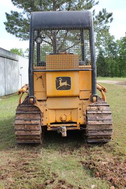 John Deere 550 Bulldozer, OPRS, 3 Forward, 3 Reverse, 4 Way Blade, Like New