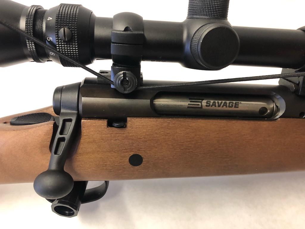 Savage Axis, 243 win, SN# K338105 with Weaver 3-9X40 Scope ( NEW)