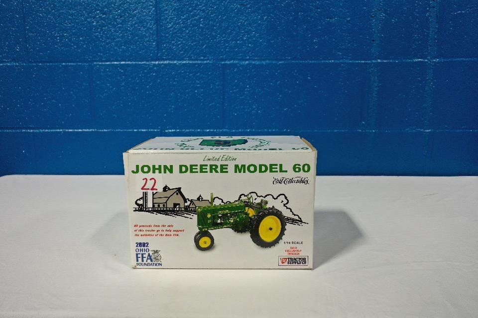 JD Model 60 Tractor Ohio FFA 2002 1/16th Scale