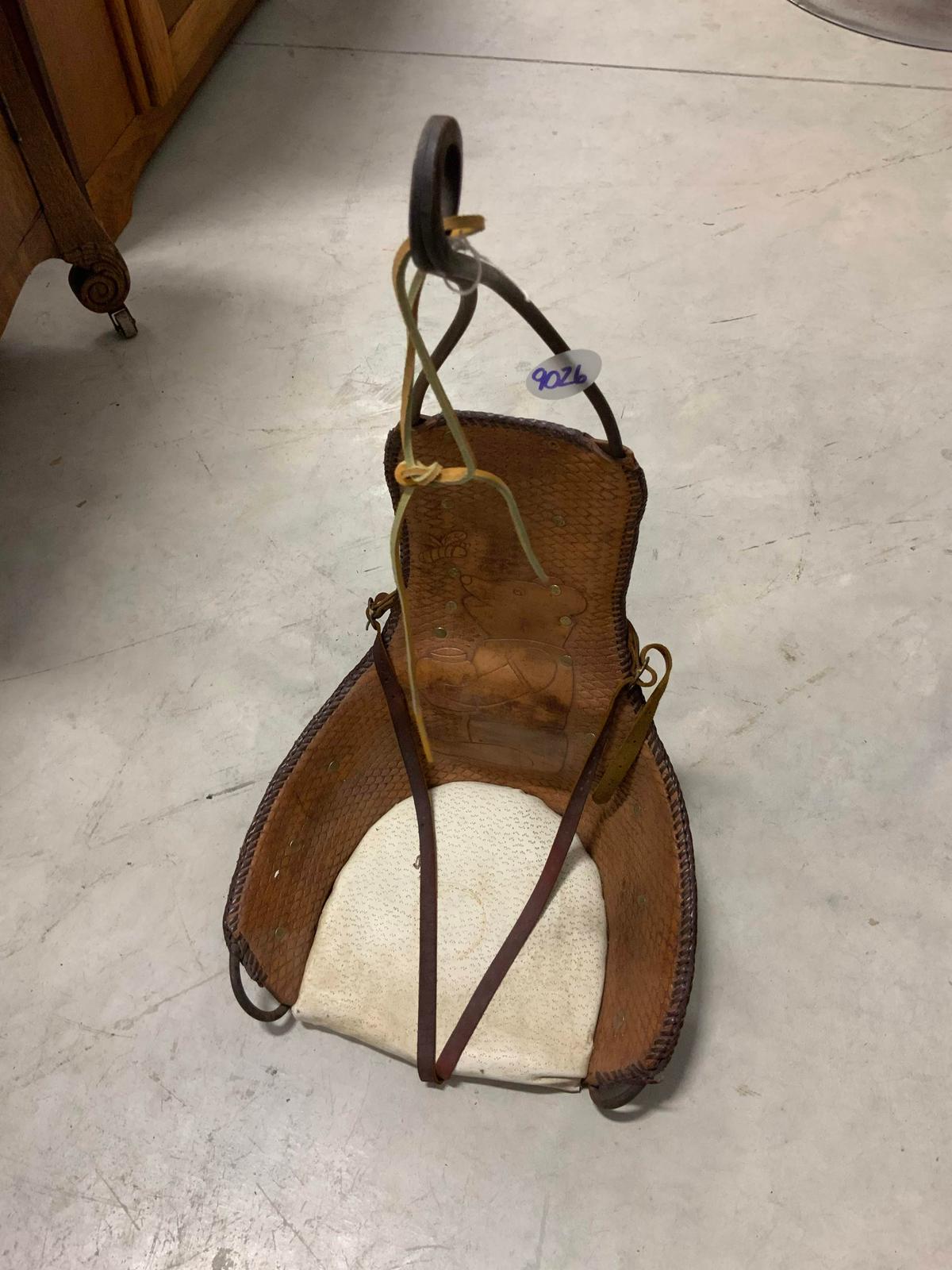 Original Winnie the Pooh Leather Kid's Swing