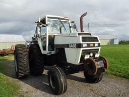 1979 CASE 2390 2WD w/CHA, 18.4-38 axle duals, (4) SCVs, frt. wts., 5346Hrs. (SN 8849329)