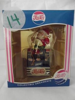 Pepsi Santa 6 Pack of Pepsi Ornament