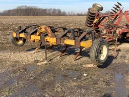 Landoll (5-shank) deep ripper w/ spring reset & fully mtd.