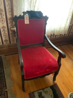 2 piece parlor set with love seat and chair