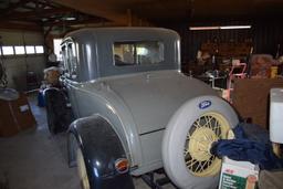 ’30 FORD MOD. A, w/2 Dr. Hard top, rumble seats & finder running boards (works)