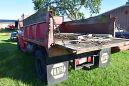 ’70 FORD 600 w/ 6 yard dump bed, 4x2 trans. Not Running