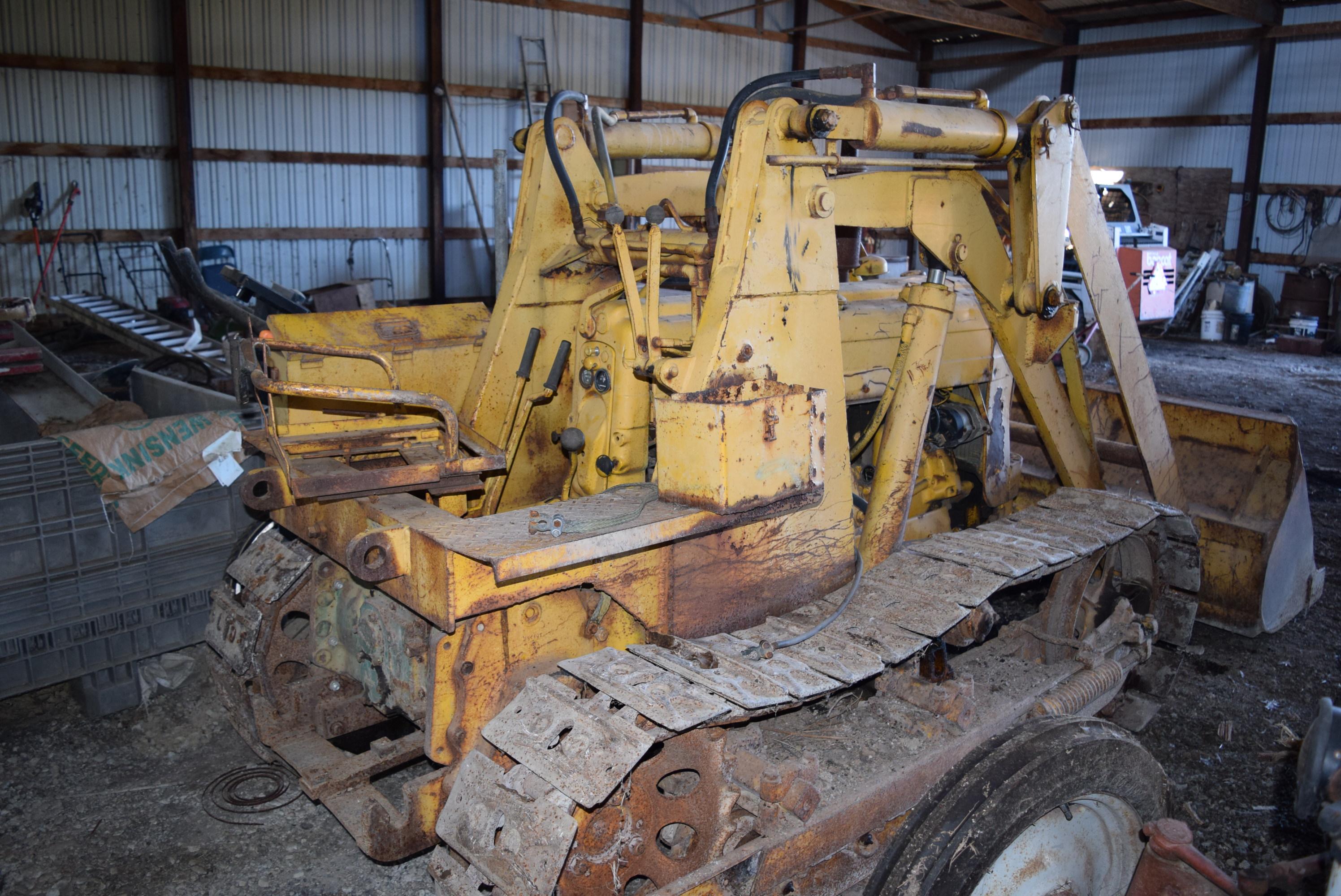 JD 40 Ind. Smooth track crawler w/materials bucket