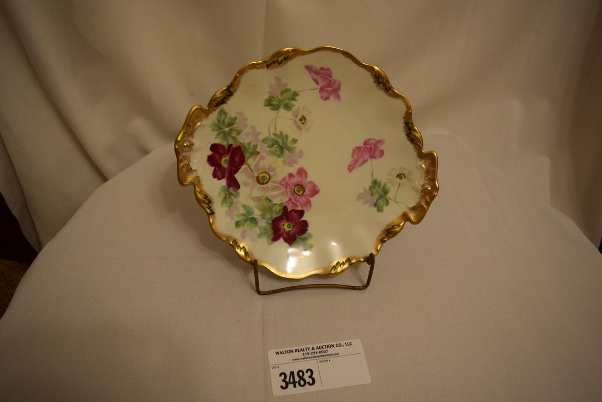 Limoges Hand Painted Plate