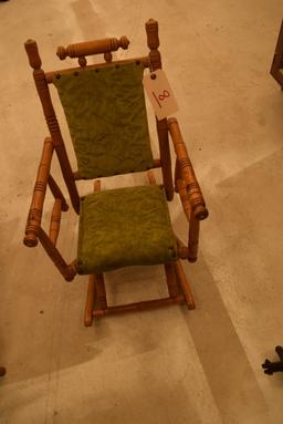 Antique Victorian Child's Rocker *