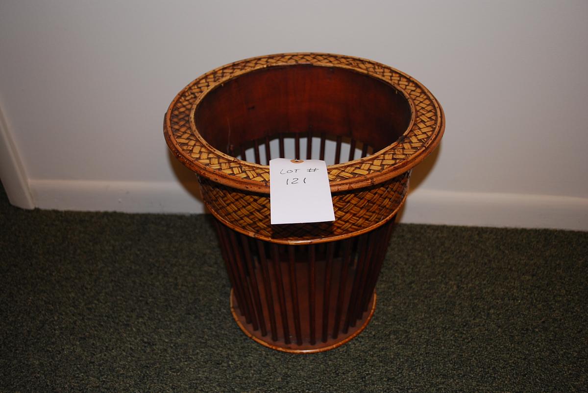 Decorative Wicker / Wood Basket