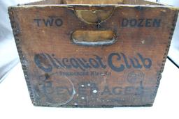 Clicquot Club Wood Soda Crate