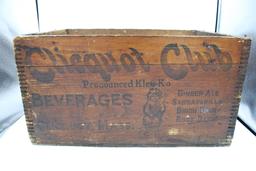 Clicquot Club Wood Soda Crate