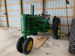 John Deere A w/fenders & roll-a-matic (SN678395)