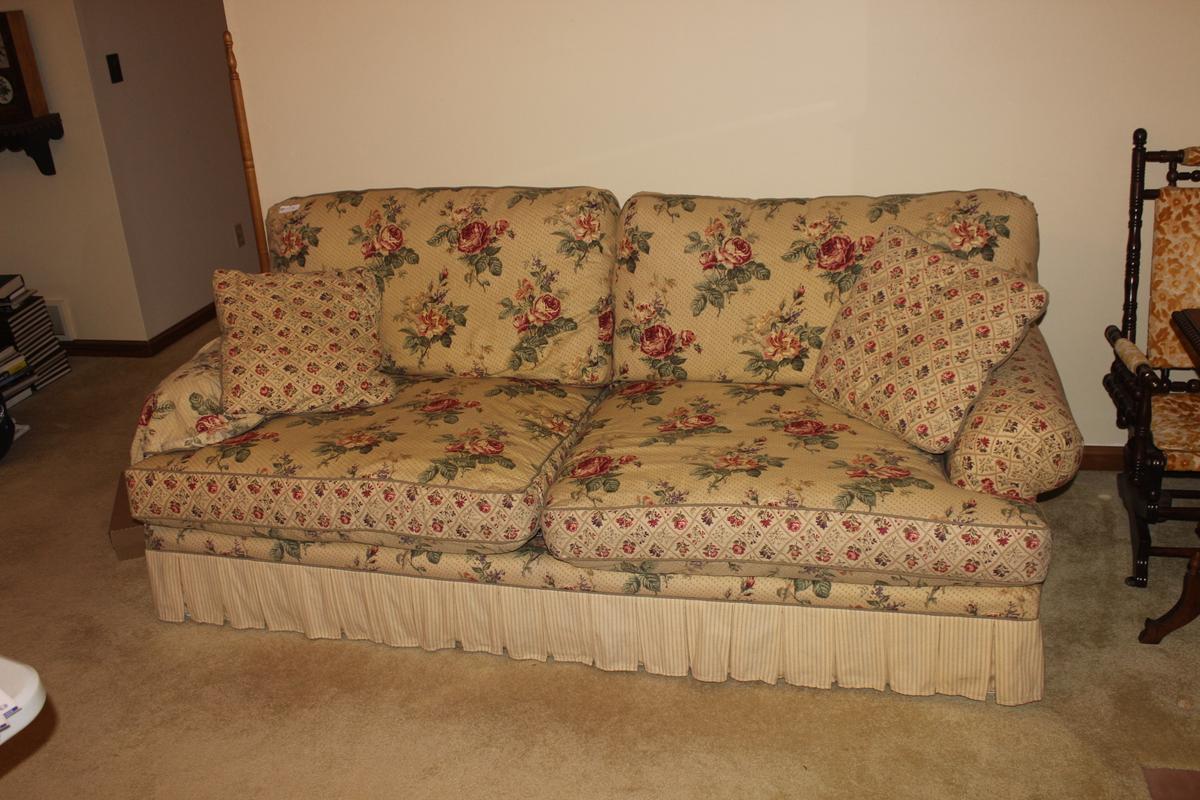 CR Laine Couch and Pillows