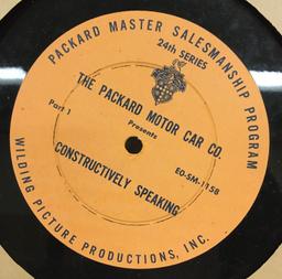 Packard Salesman Program â€“ â€œConstructively Speakingâ€� Film and 16â€� Record