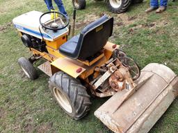 Cub Cadet 104 w/rear mount tiller Kohler 10horse