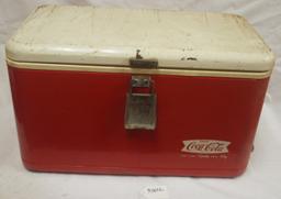 Coca-Cola cooler w/tray