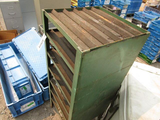 Green Metal Shelf