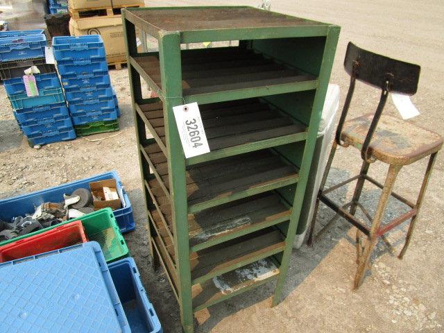 Green Metal Shelf