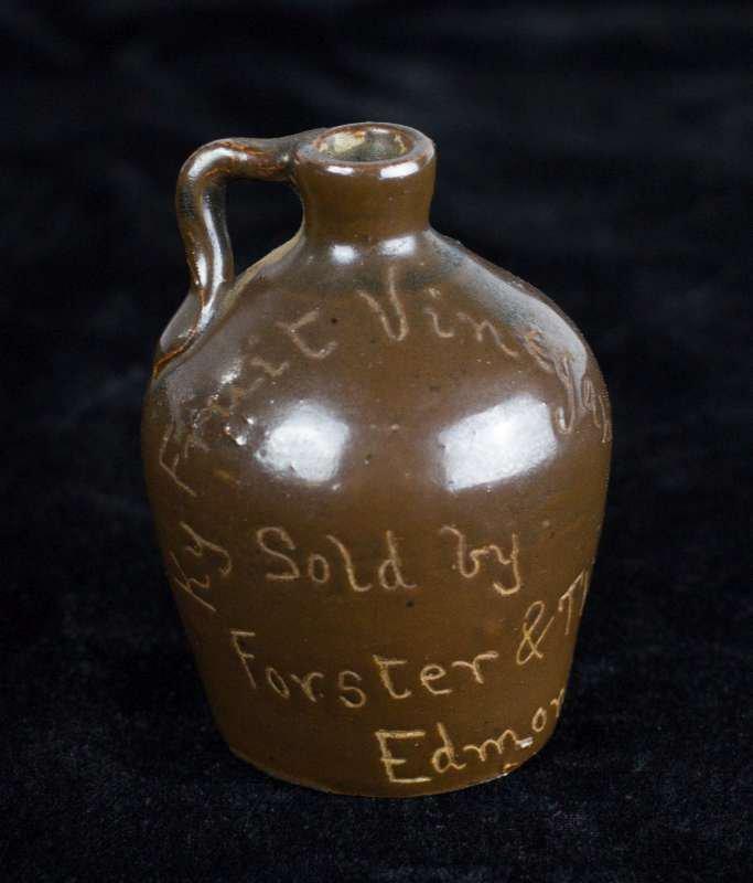 FORSTER & THOMPSON OKLAHOMA TERR. ADVTG. MINI JUG